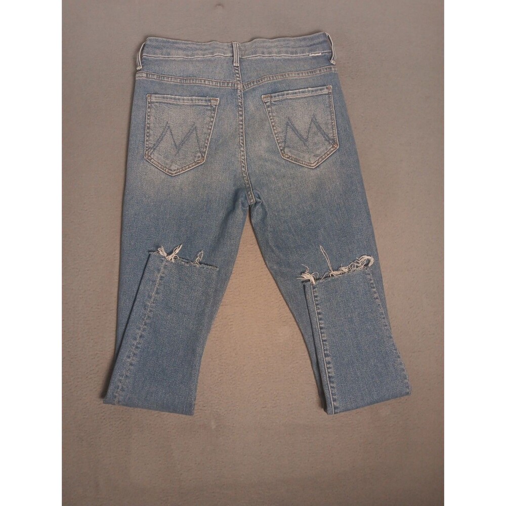 MOTHER Denim Shoot To Thrill High Waisted Looker Ankle Fray Jeans Womens Size 28 - Picture 15 of 16